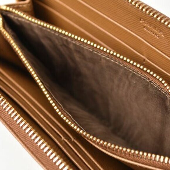 Prada Wallet Long Wallet 1 M0506 Saffiano Metal Shape Pressed Leather - Picture 6 of 10
